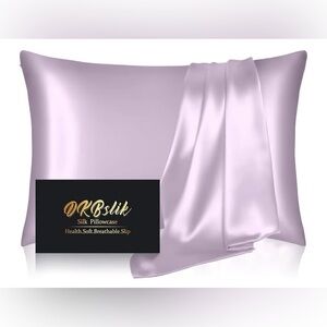 Silk Pillow Case Lavender NWT